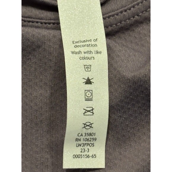 Lululemon Abrasion-Resistant Training Tee Size 0 Purple NWT - Picture 6 of 8